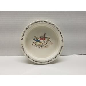 Vintage Peter Rabbit Wedgewood Beatrix Potter Porringer Bowl Made in England